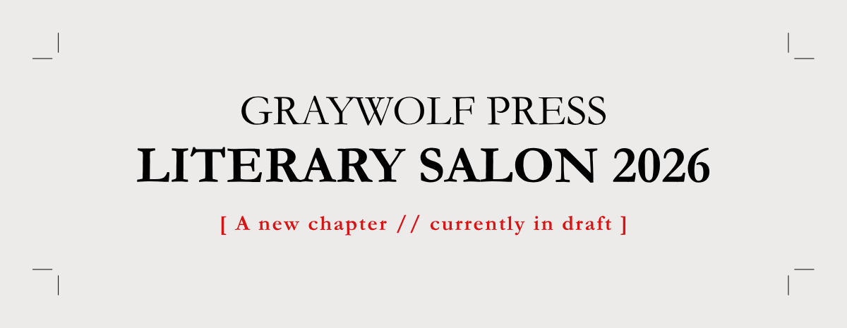 Graywolf Press Literary Salon 2026